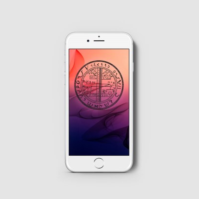 Talisman pour éviter les problèmes sur fond voile adapté aux I-Phones 6,7 et 8